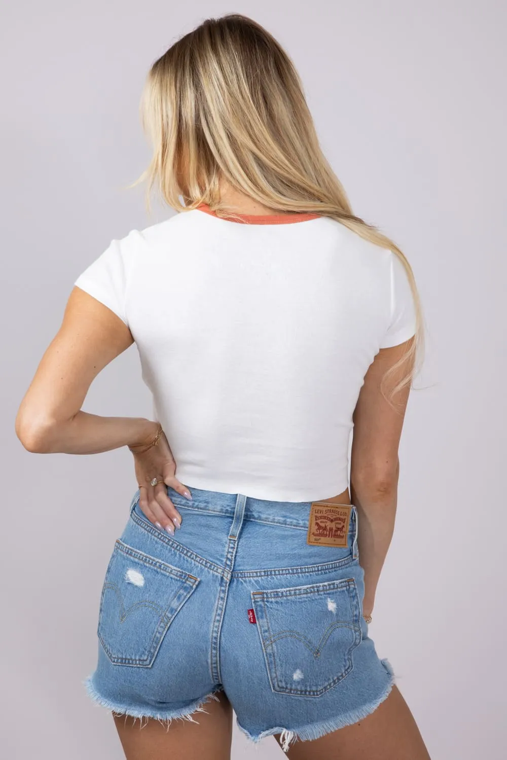 Billabong Electric Feeling T-Shirt for Women in Off White | 24B352503-SCS sold by Glik’s product image thumbnail 4