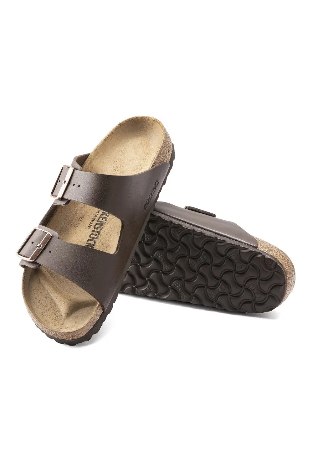 Birkenstock Arizona Birko-Flor Sandals for Men in Dark Brown | 51701 sold by Glik’s product image thumbnail 4