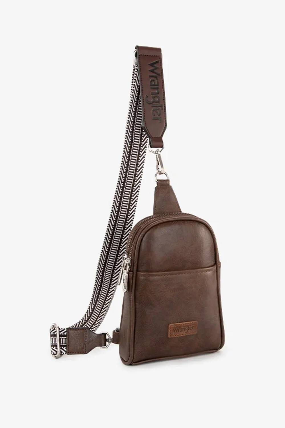 Wrangler Crossbody Sling Bag for Women in Brown | WG87-324-CF sold by Glik’s