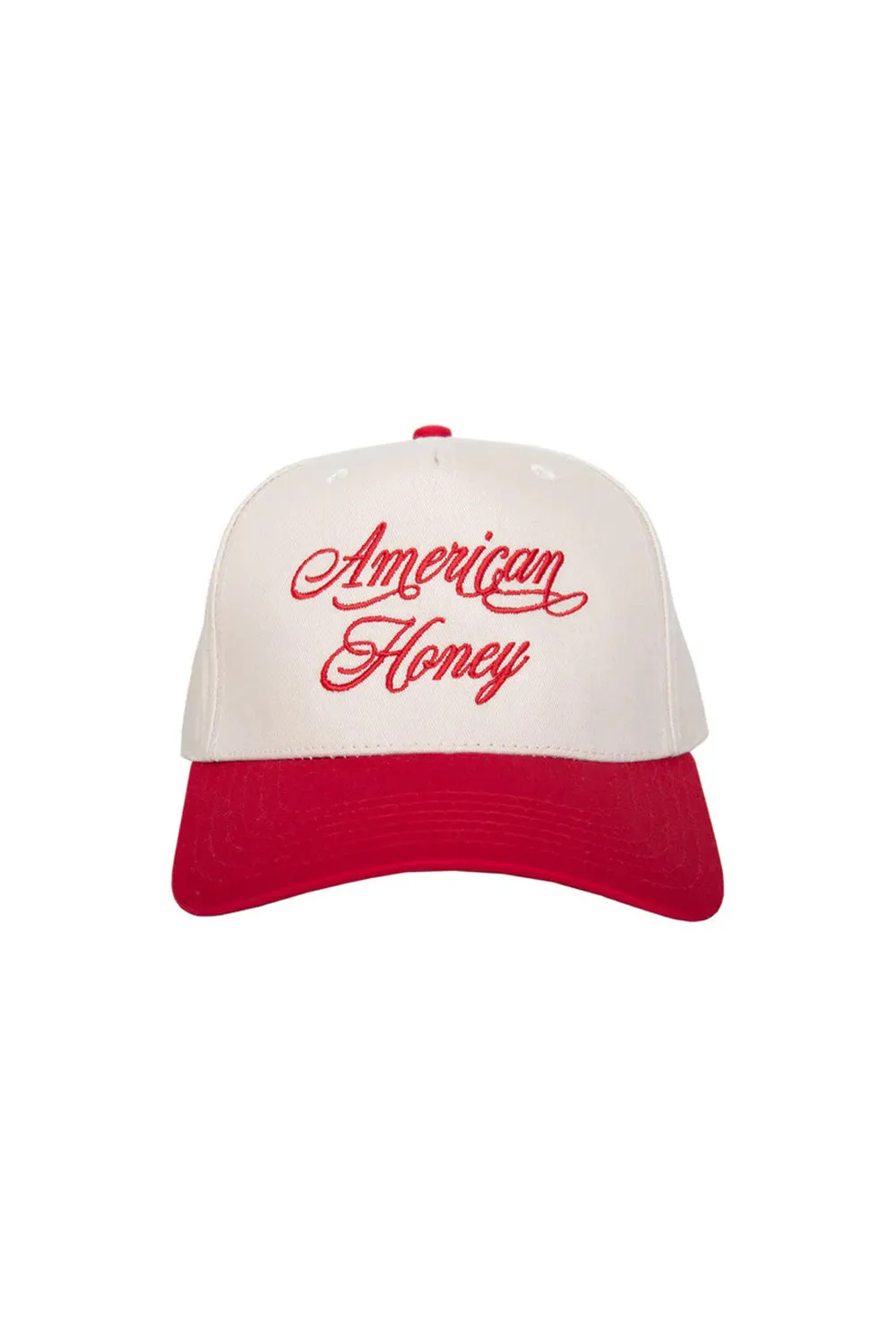 American Honey Trucker Hat for Women in Red/Tan | KDC-BC-1143-RED-TAN sold by Glik’s product image thumbnail 2
