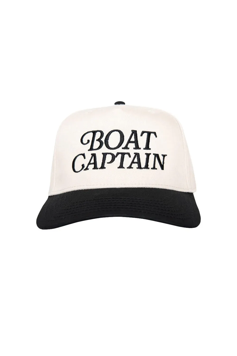 Boat Captain Trucker Hat for Women in Black/Tan | KDC-BC-1127-BLK-TAN sold by Glik’s product image thumbnail 2