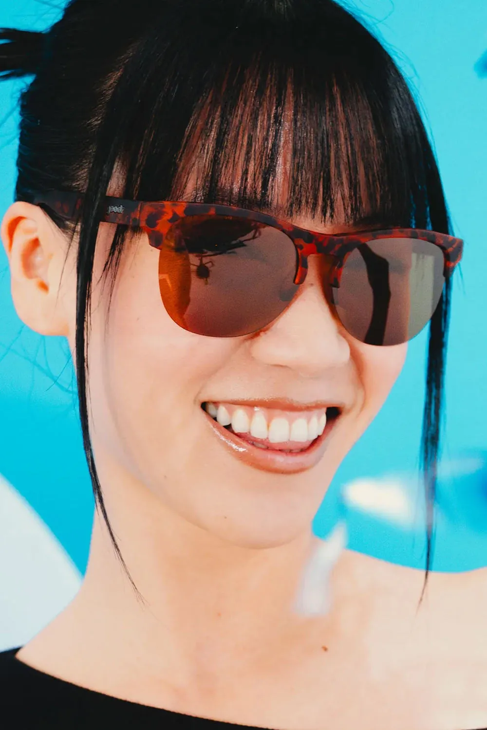 goodr Positively Cosmopolitan Avant G Sunglasses in Brown | G00639-AVG-01 sold by Glik’s product image thumbnail 4