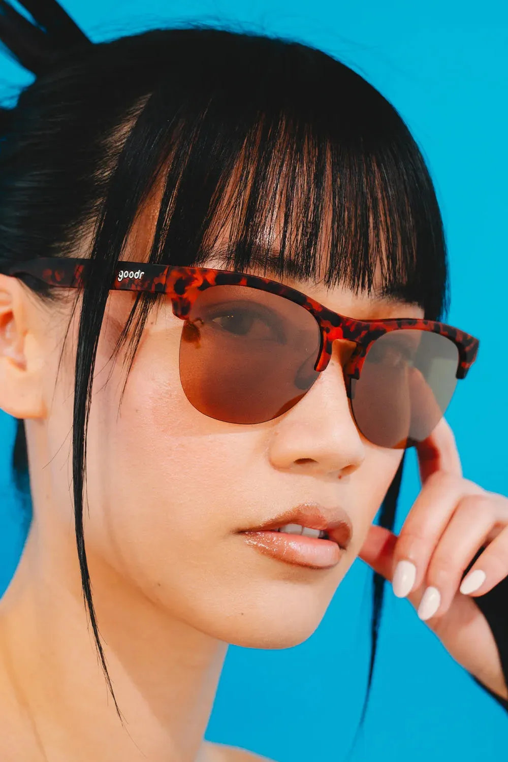 goodr Positively Cosmopolitan Avant G Sunglasses in Brown | G00639-AVG-01 sold by Glik’s product image thumbnail 3