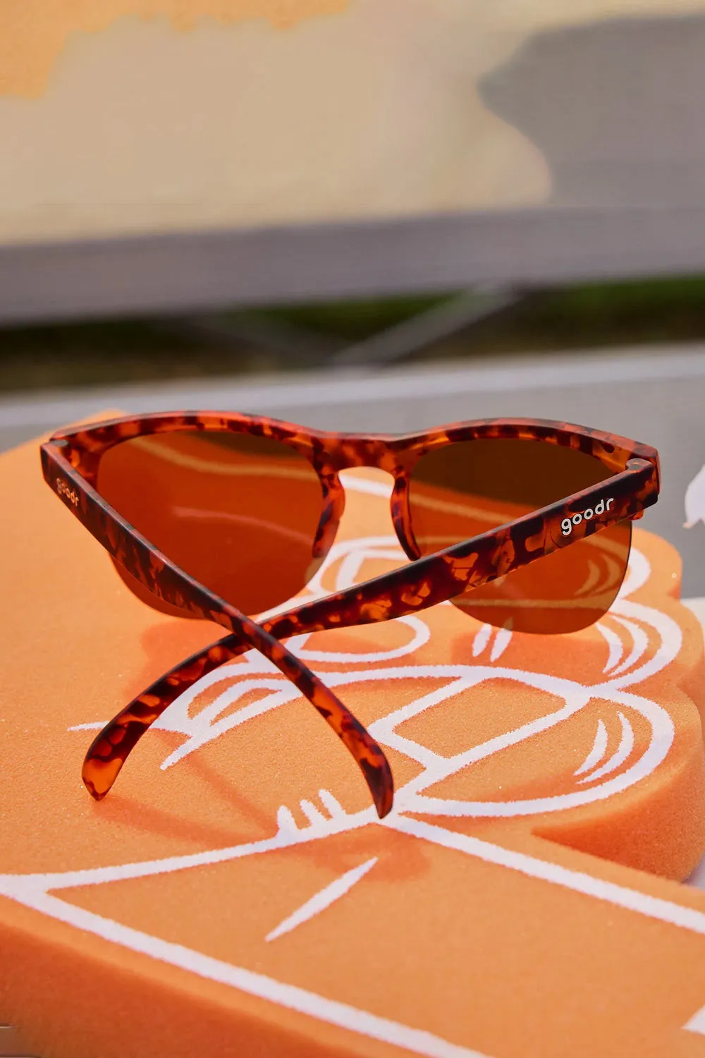 goodr Positively Cosmopolitan Avant G Sunglasses in Brown | G00639-AVG-01 sold by Glik’s product image thumbnail 5