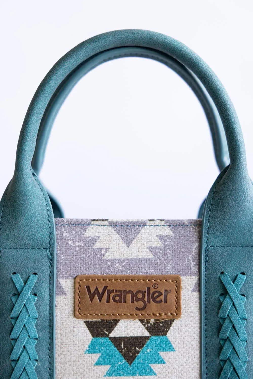 Wrangler Southwestern Small Tote for Women in Turquoise | WG166G-81201-TQ sold by Glik’s product image thumbnail 5