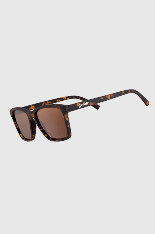 goodr Smaller Is Baller Sunglasses in Tort Brown | G00116-LFG-BR1-NR made by Goodr