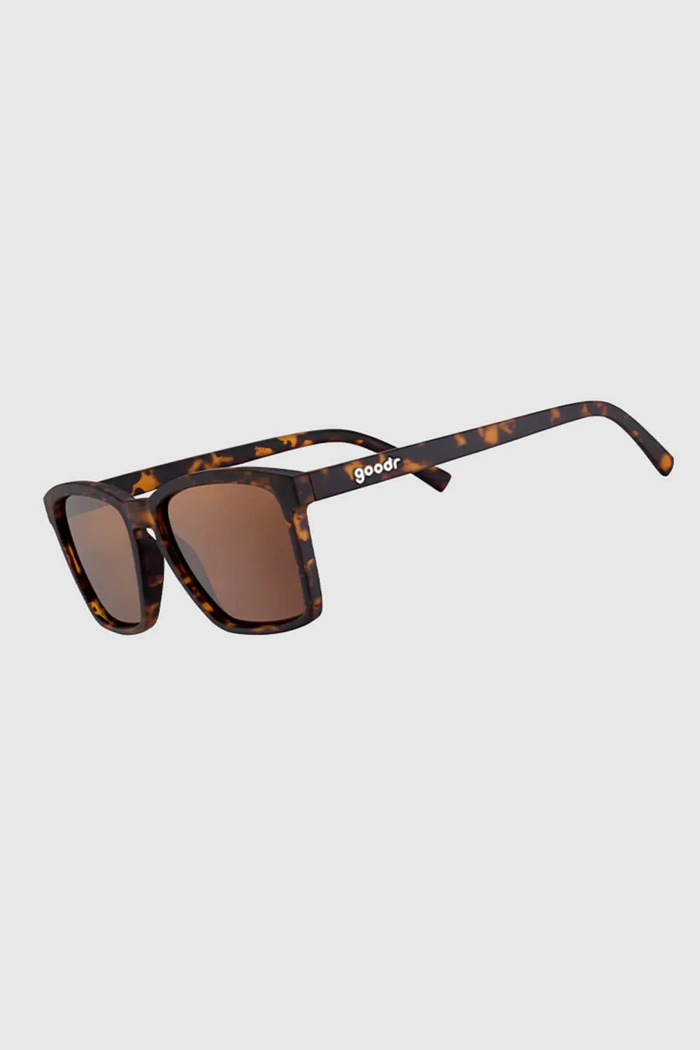 goodr Smaller Is Baller Sunglasses in Tort Brown | G00116-LFG-BR1-NR sold by Glik’s