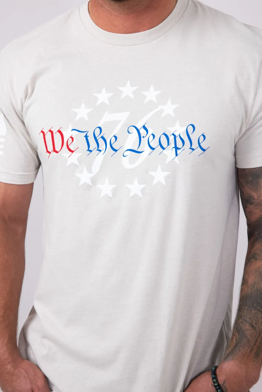 Grunt Style 76 We The People T-Shirt for Men in Sand | GS5956-SAND sold by Glik’s product image thumbnail 2