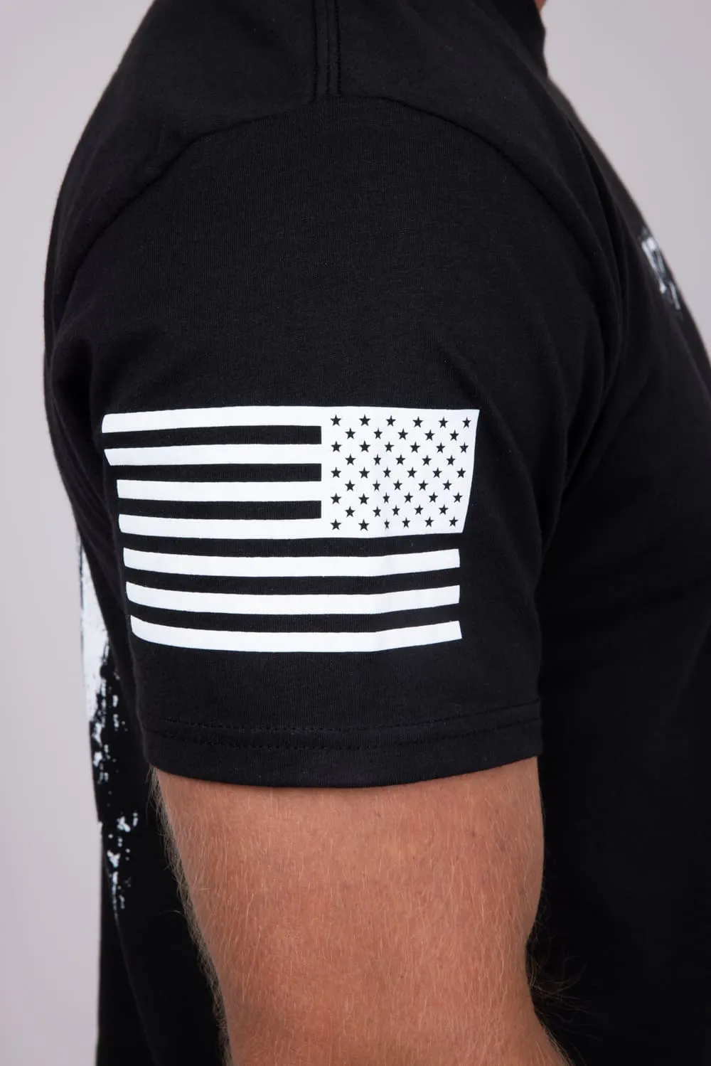 Grunt Style 1776 Flag T-Shirt for Men in Black | GS2610-BLACK sold by Glik’s product image thumbnail 5