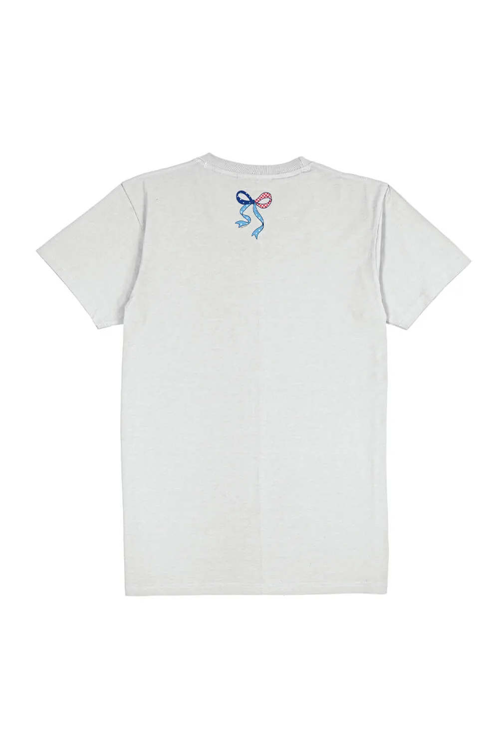 Simply Southern Plus Size Americana Patchwork Bow T-Shirt in Whitewater Grey | EXT-SS-PATCHBOW-WHITEWATER sold by Glik’s product image thumbnail 2