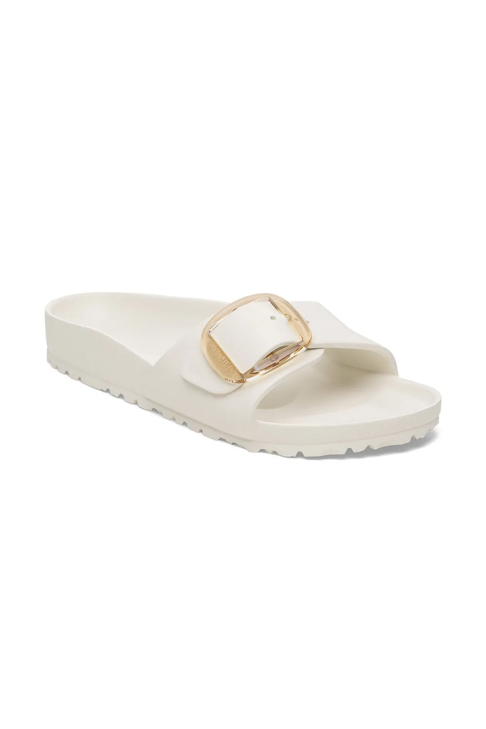 Birkenstock Madrid Big Buckle EVA Sandals for Women in Eggshell | 1029633 sold by Glik’s