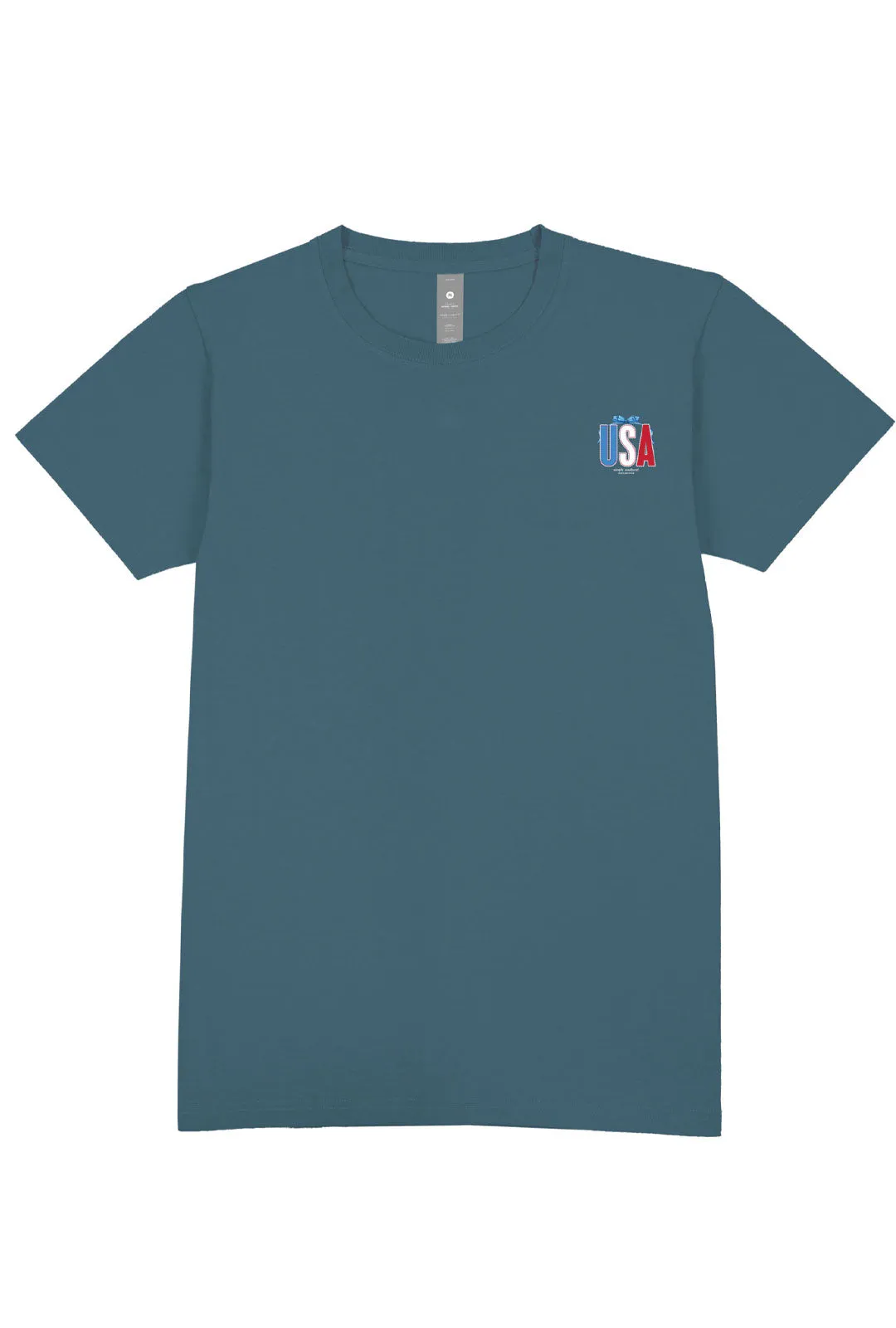 Simply Southern USA Lace T-Shirt for Women in Comet Blue | SS-LACEUSA-COMET sold by Glik’s product image thumbnail 2