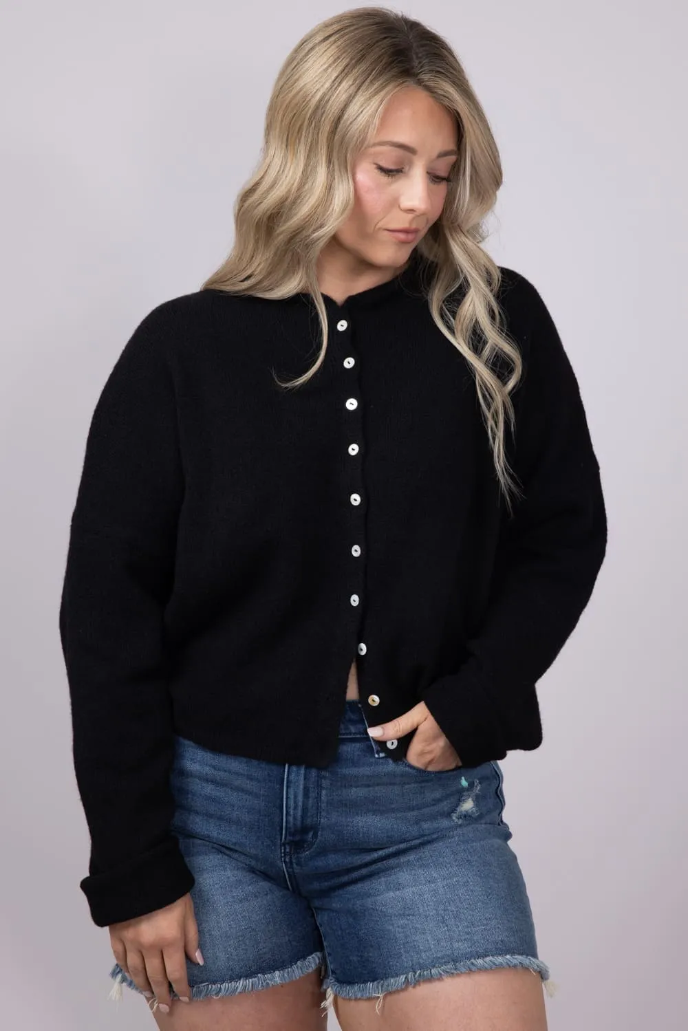 Things Between Piper Cardigan for Women in Black | TBW237-BLK sold by Glik’s product image thumbnail 4
