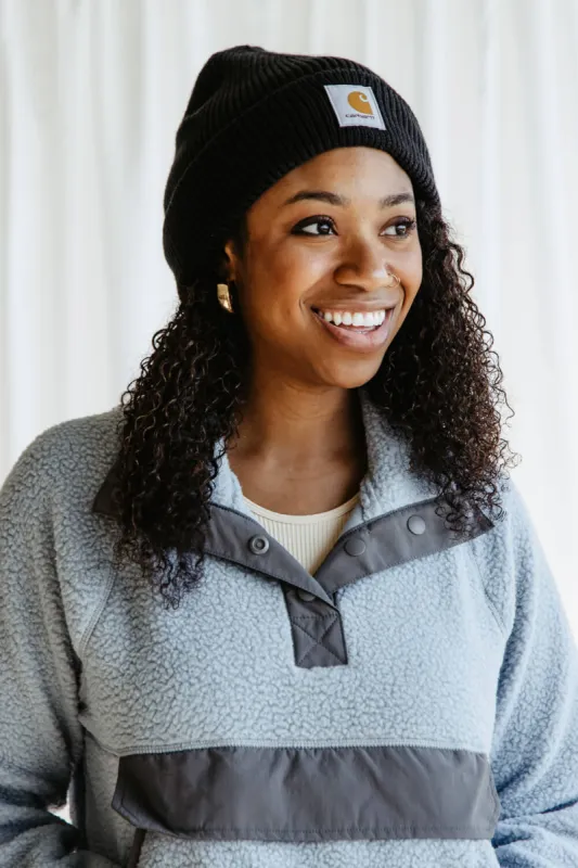 Carhartt Ribbed Knit Beanie for Women in Black | 105560-N04 made by Carhartt