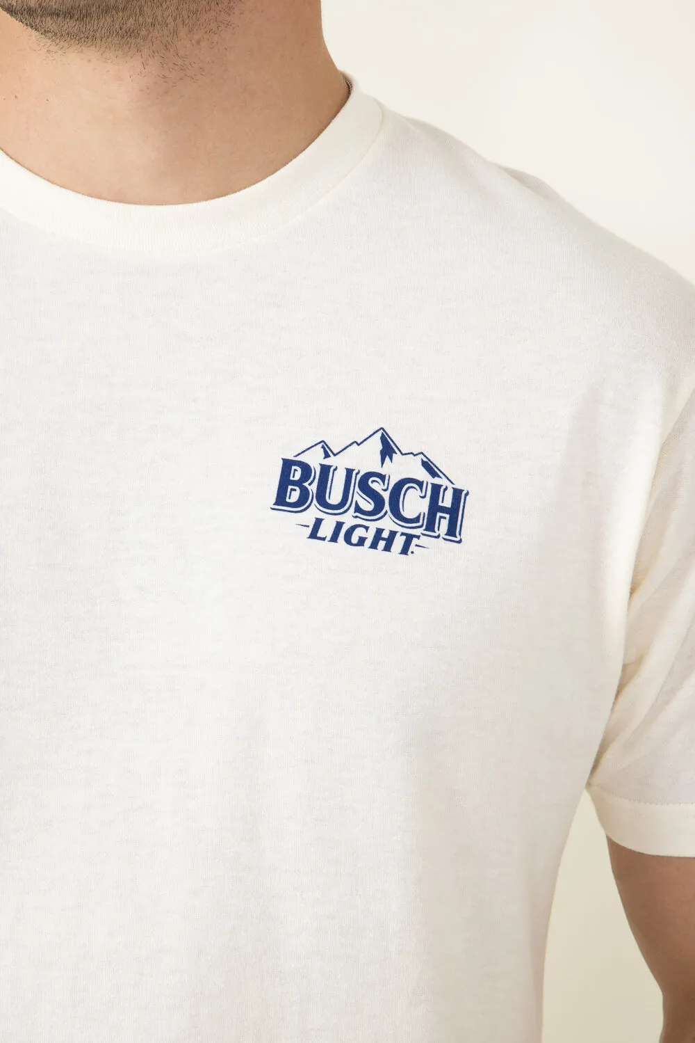 Brew City Busch Light Dog Fishing T-Shirt for Men in Natural | 16682-300 NATURAL sold by Glik’s product image thumbnail 3