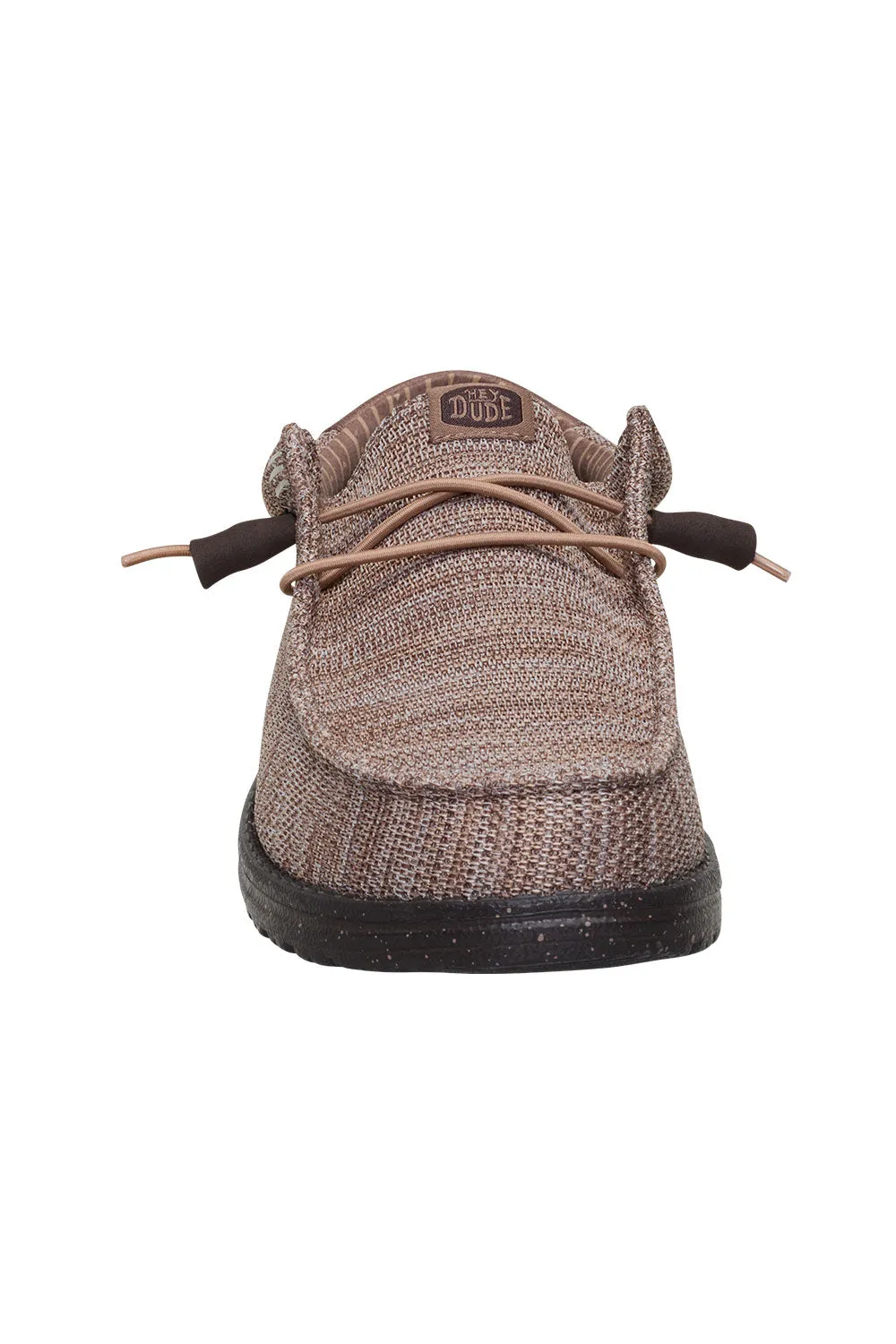 HEYDUDE Men’s Wally Stretch Sox Shoes in Deep Taupe/Mole Brown | 41898-0PQ sold by Glik’s product image thumbnail 3