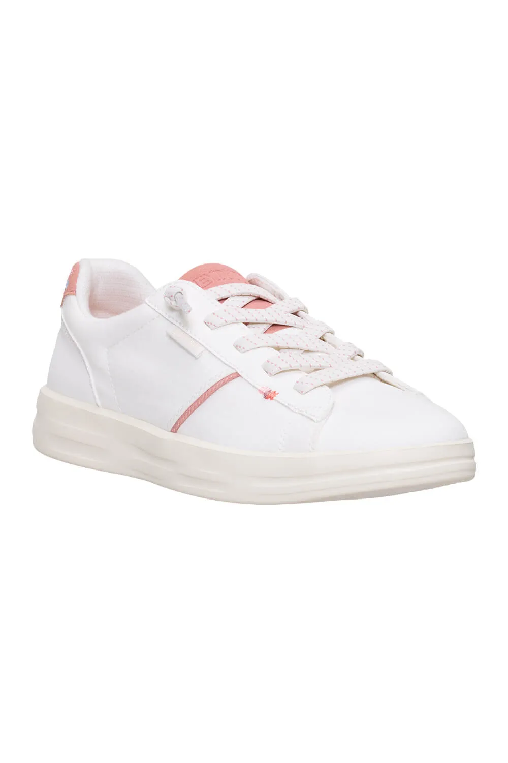 HEYDUDE Women’s Karina Duo Textile Sneakers in Snow White | 44620-1WQ sold by Glik’s
