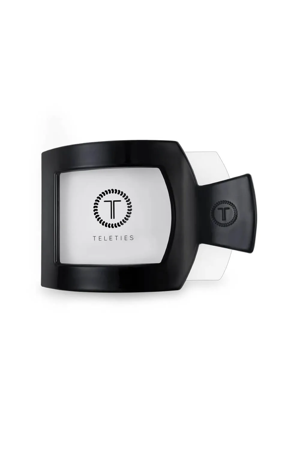 Teleties Large Flat Square Hair Clip in Black | TT-FCL02-002 sold by Glik’s product image thumbnail 3