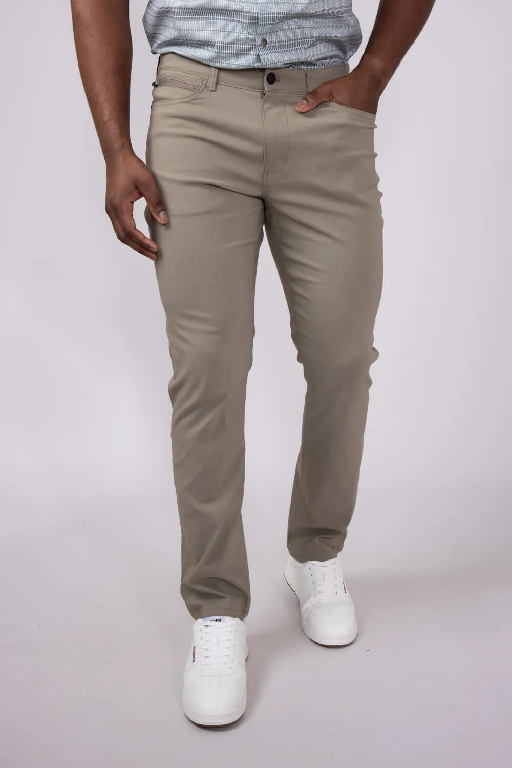 Copper & Oak Flex Comfort 5 Pocket Pants for Men in Light Oak | K5S901-221 LIGHT OAK sold by Glik’s