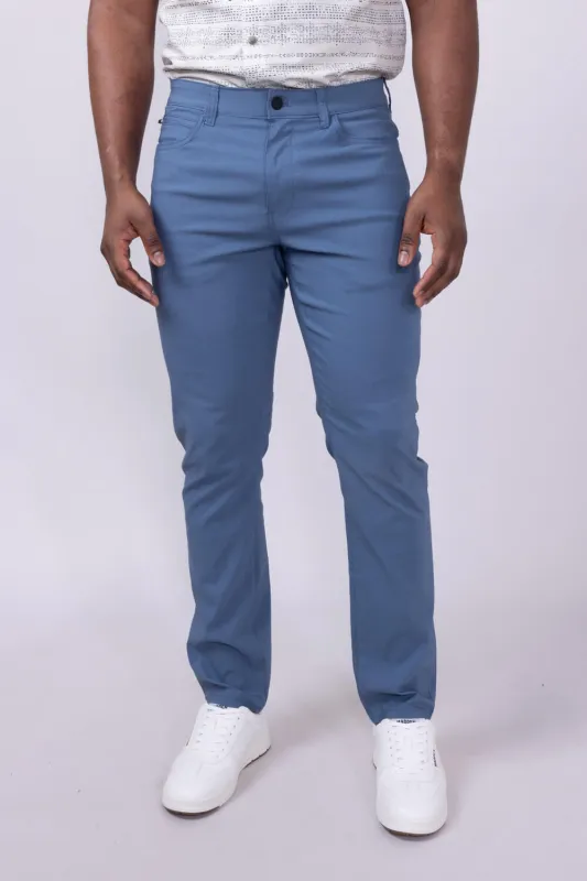 Copper & Oak Flex Comfort 5 Pocket Pants for Men in Blue Stone | K5S901-432 BLUESTONE sold by Glik’s