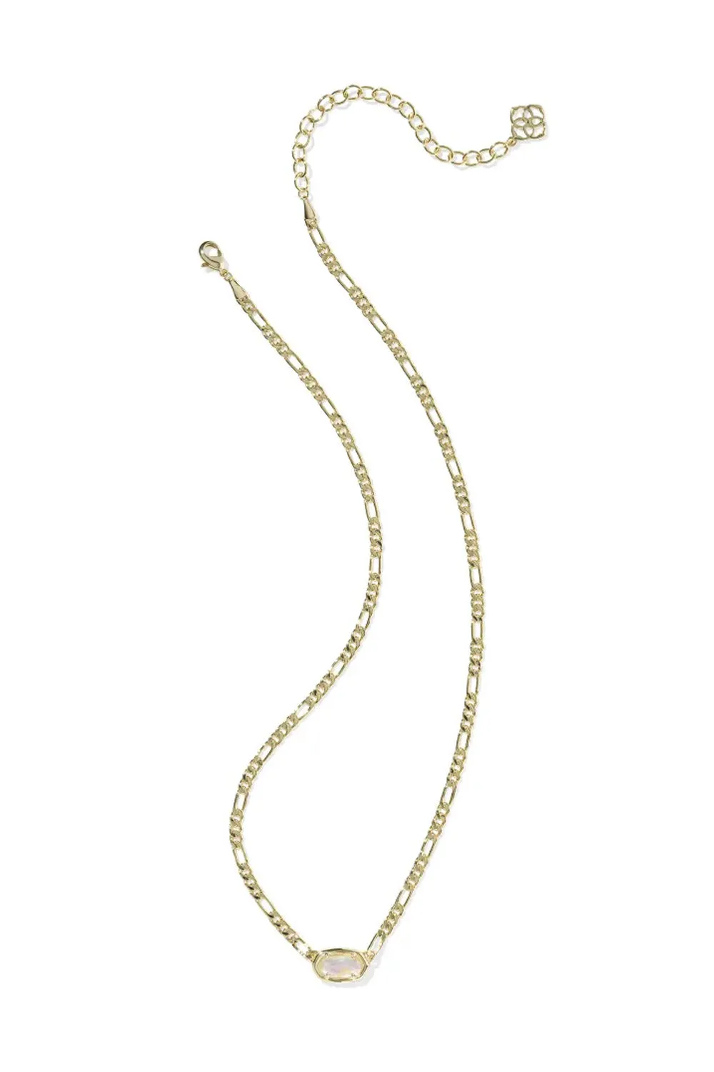 Kendra Scott Elisa Gold Figaro Short Pendant Necklace in Iridescent Abalone | 9608872966 sold by Glik’s product image thumbnail 3