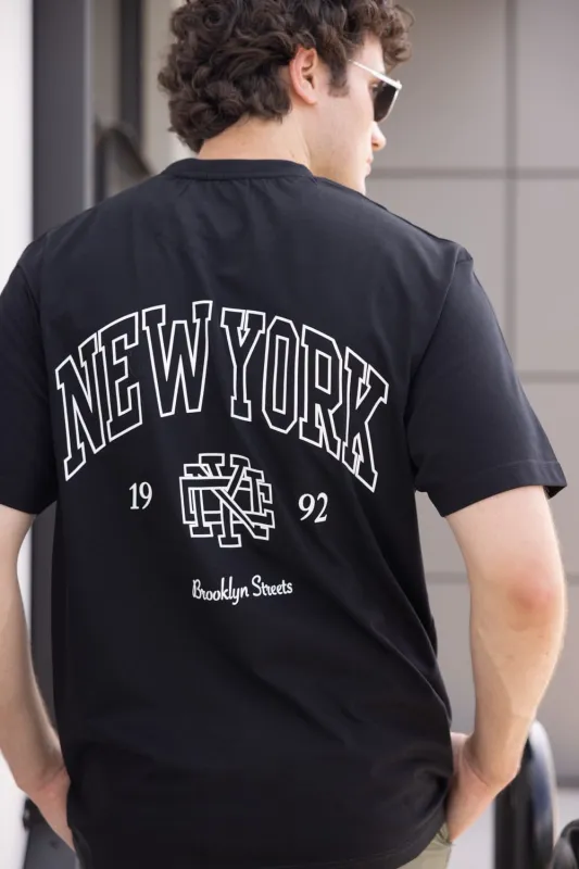 NYC T-Shirt for Men in Black | CKTS 610A sold by Glik’s