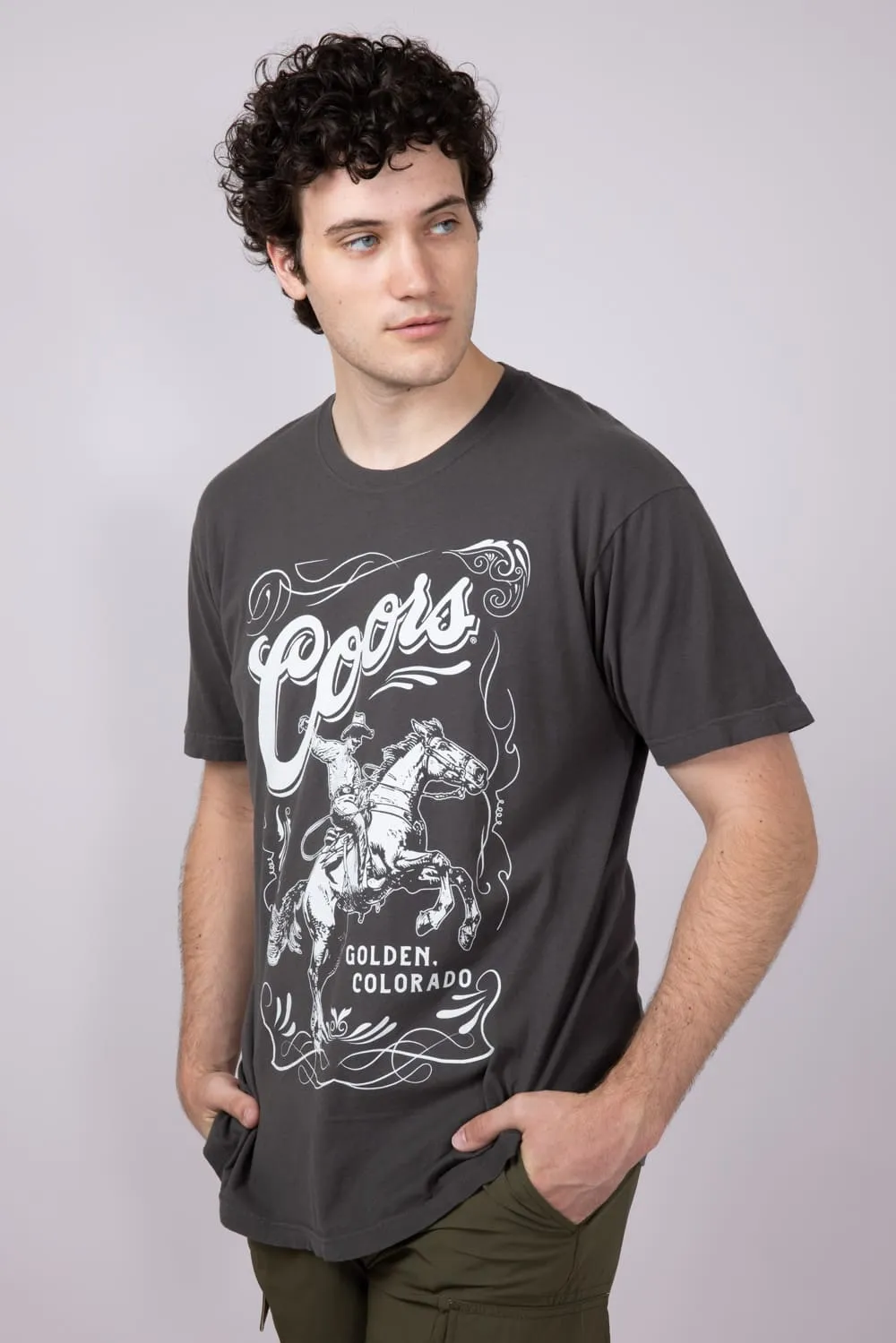 Coors Saddle Rodeo T-Shirt for Men in Grey | 17642-801 sold by Glik’s product image thumbnail 3