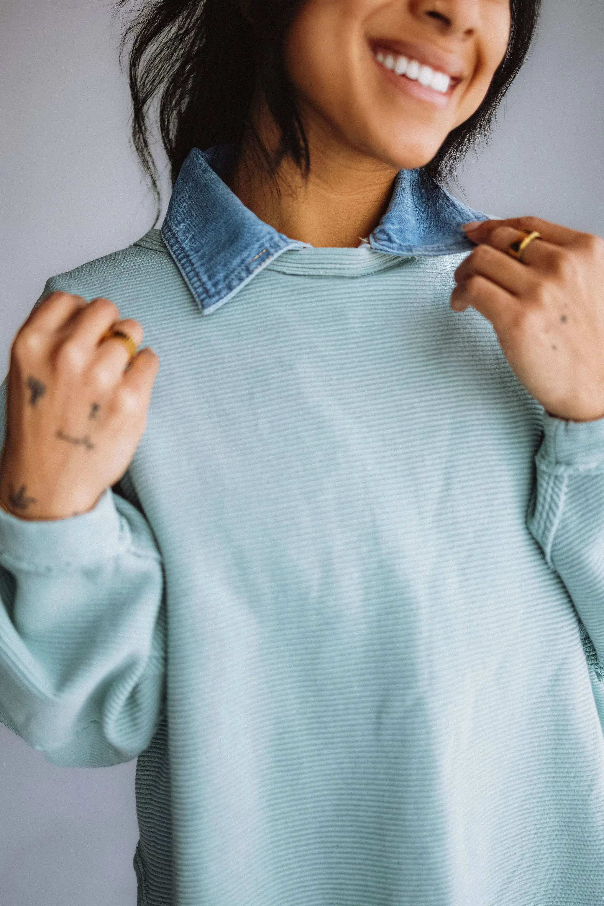 Free People We The Free Total Eclipse Tee for Women in Polar Fog | OB2128723-4103 sold by Glik’s product image thumbnail 3