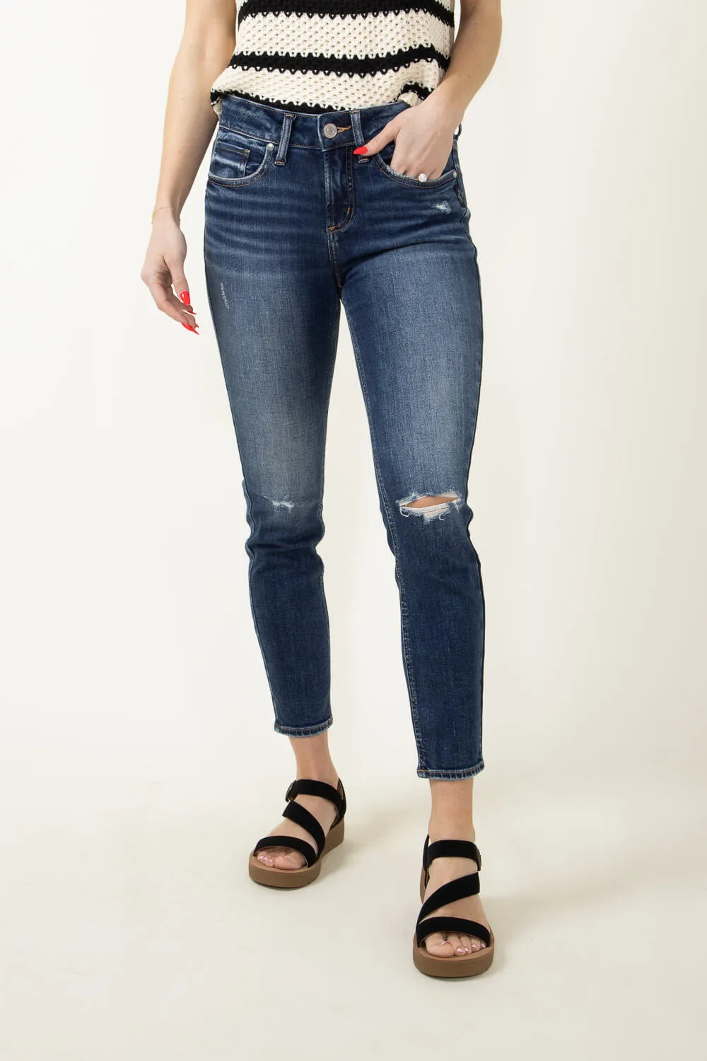 Silver Jeans Suki Skinny Jeans for Women | L93136SCV375 sold by Glik’s