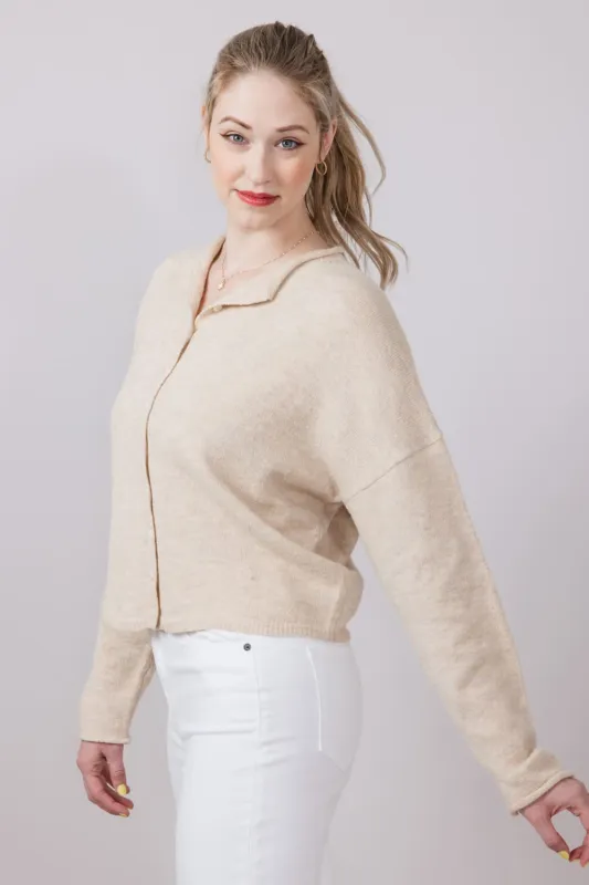 Things Between Piper Cardigan for Women in Natural | TBW237-NAT sold by Glik’s