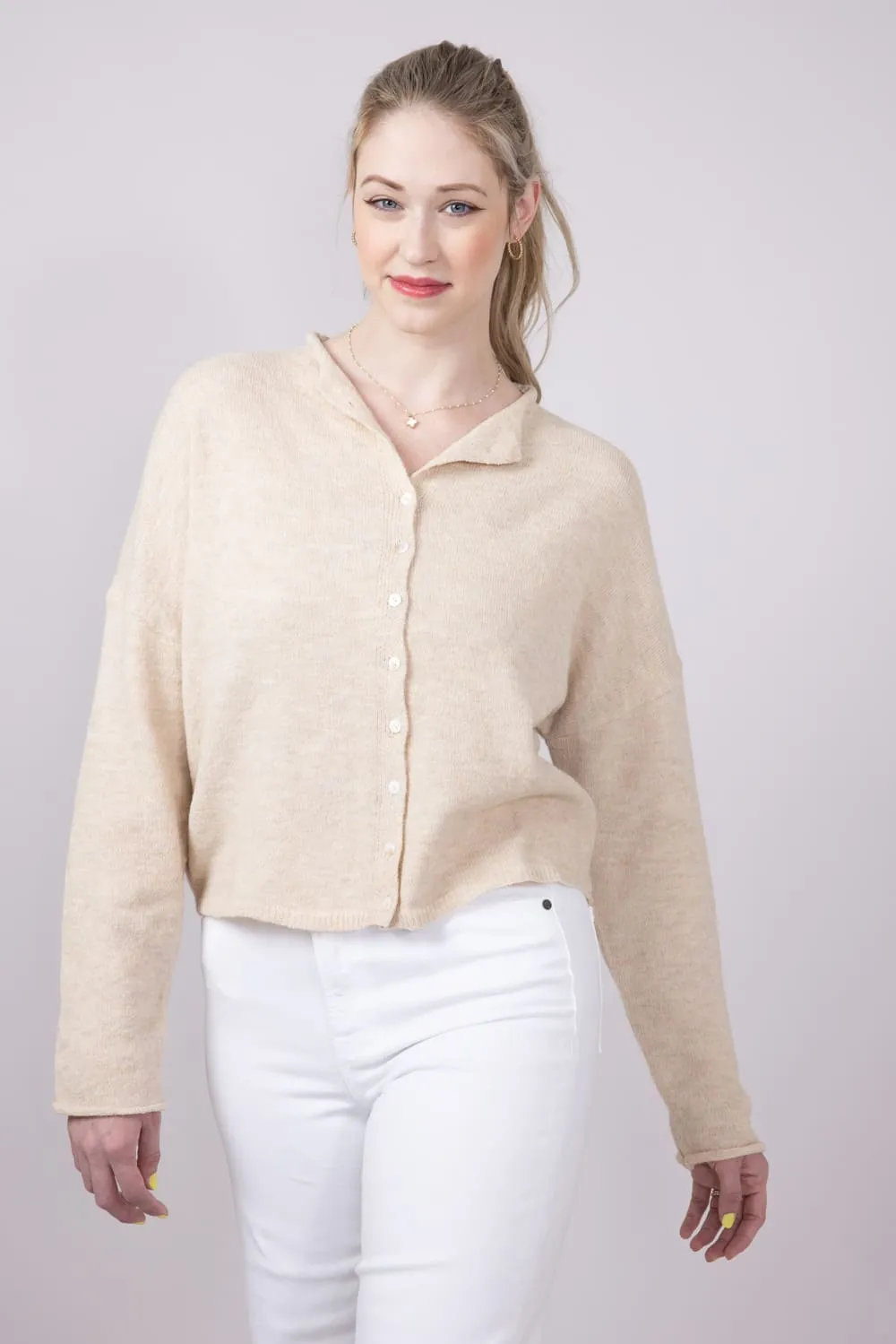 Things Between Piper Cardigan for Women in Natural | TBW237-NAT sold by Glik’s product image thumbnail 3