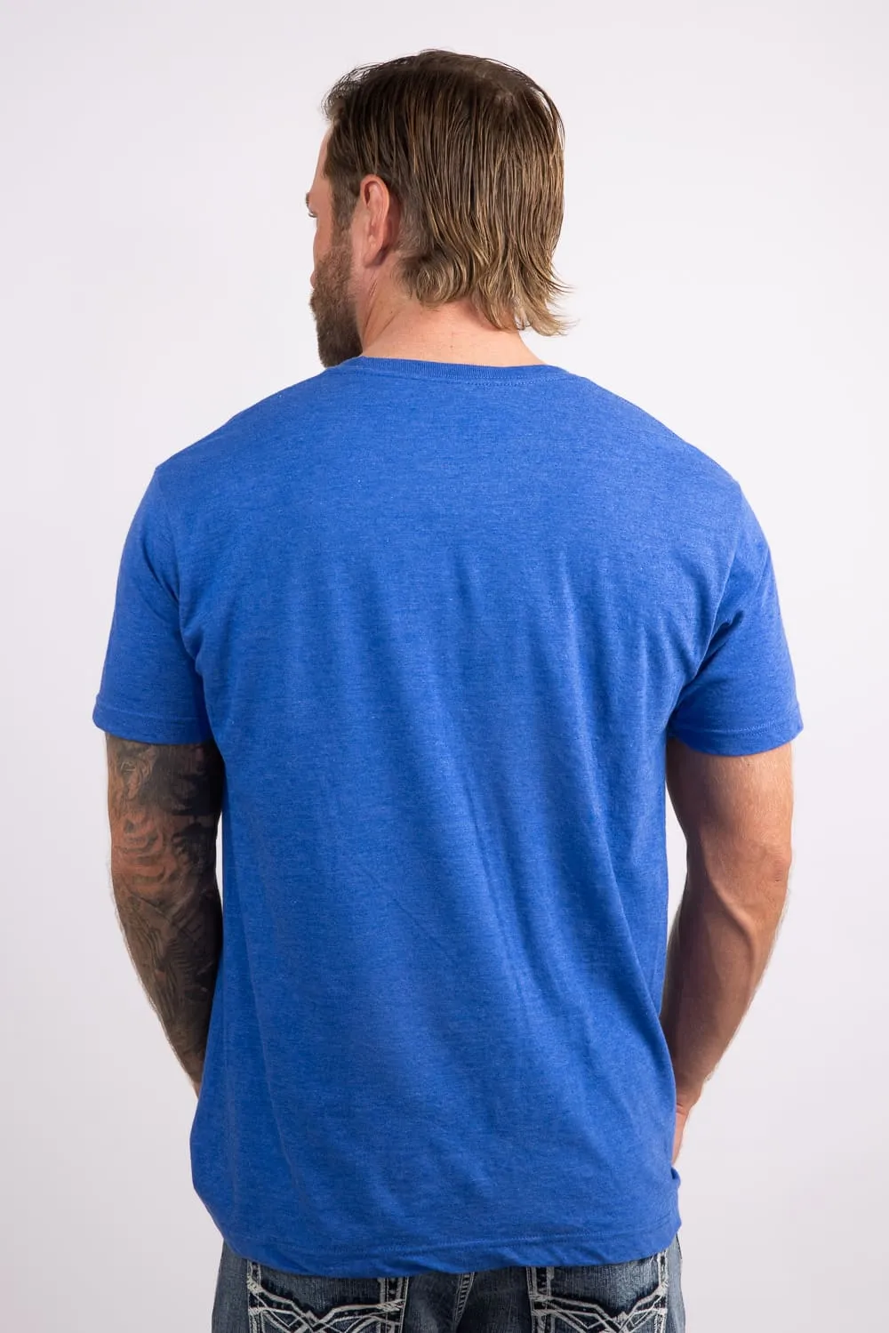 Busch Light USA T-Shirt for Men in Blue | 17100-101B sold by Glik’s product image thumbnail 4