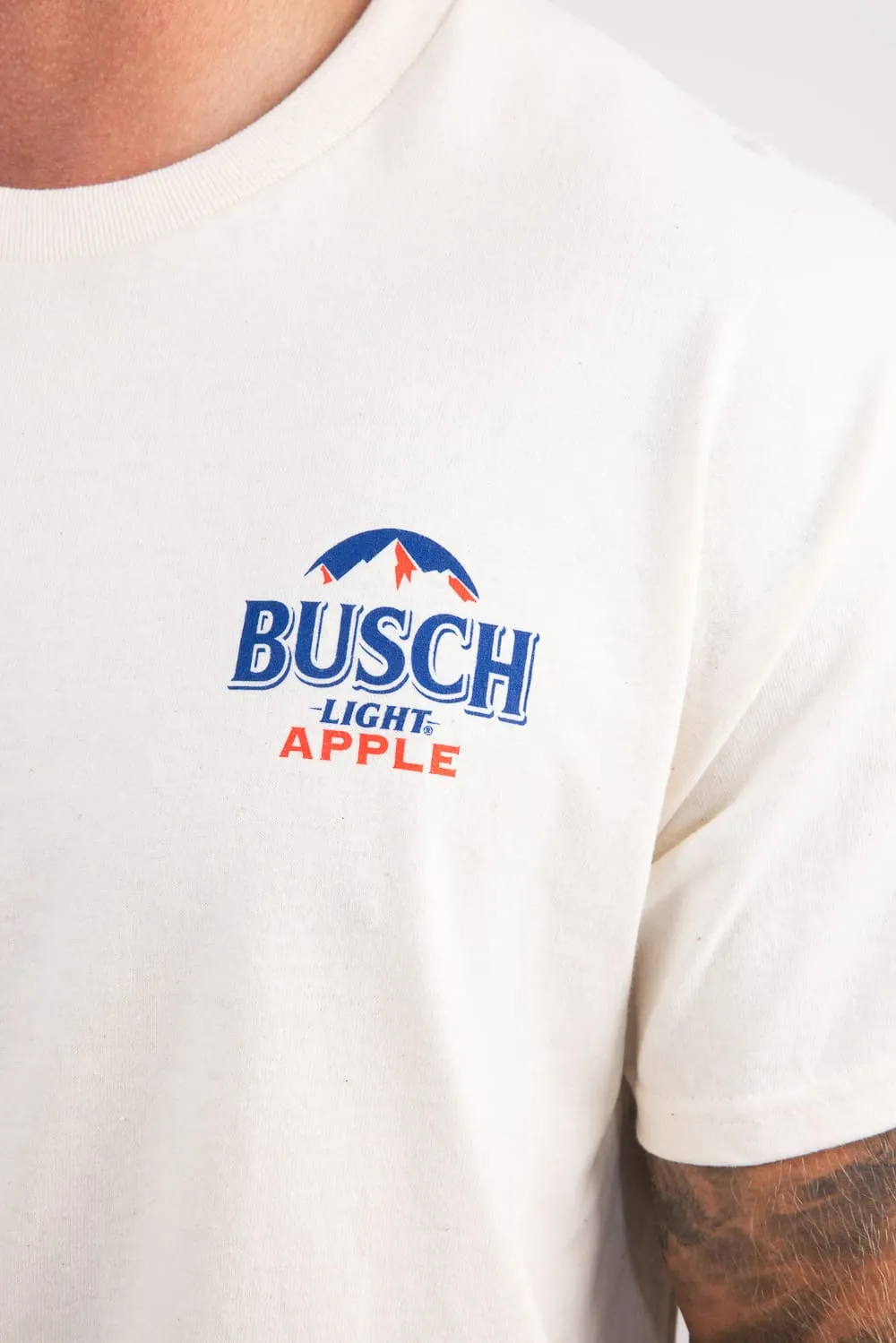 Busch Light Bad Apple T-Shirt for Men in Cream | 15646-811 sold by Glik’s product image thumbnail 4