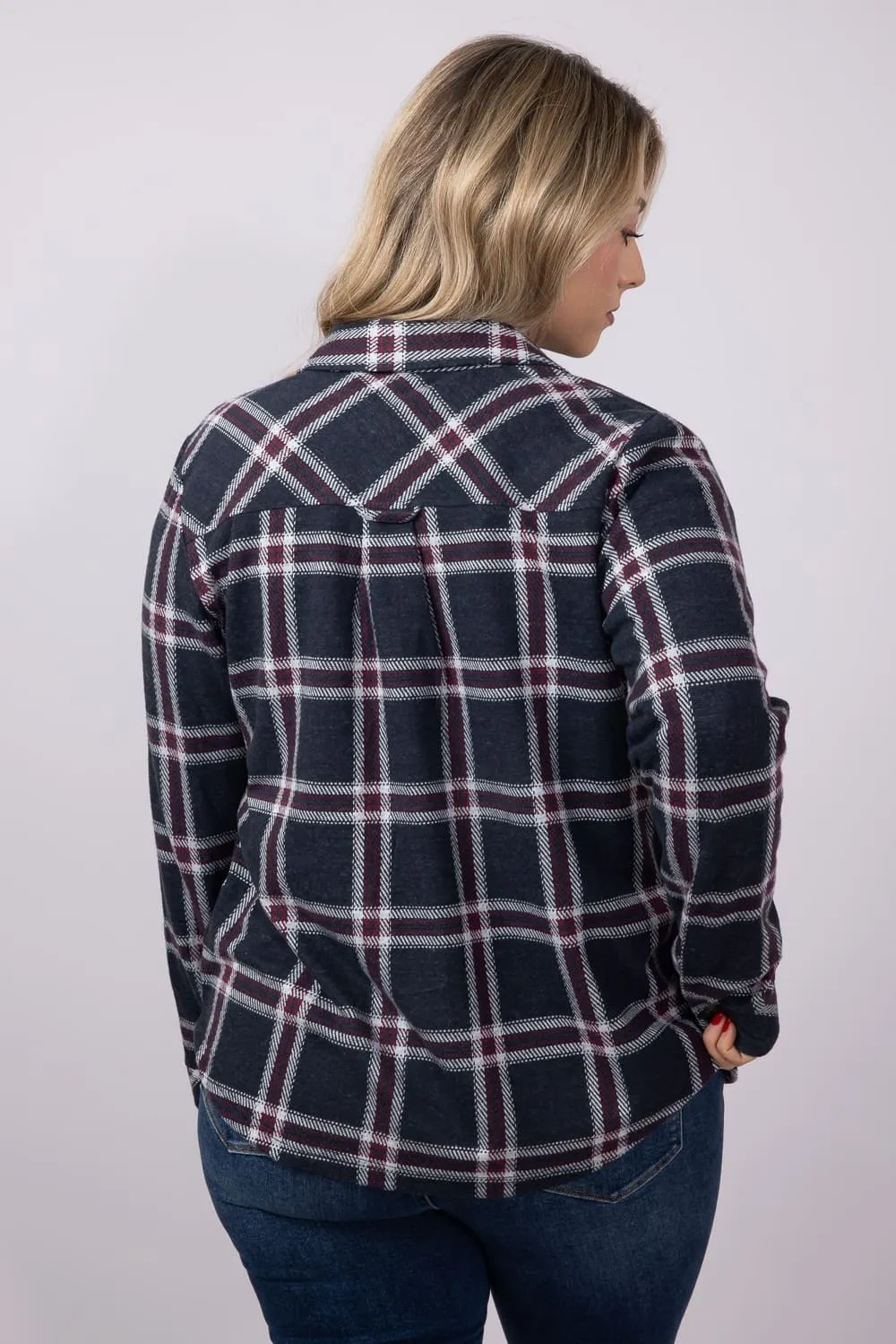 Thread & Supply Cassian Soft Luxe Button Up Shirt in Black Red Plaid | T4444PVTS-BLACKREDPLAID sold by Glik’s product image thumbnail 2