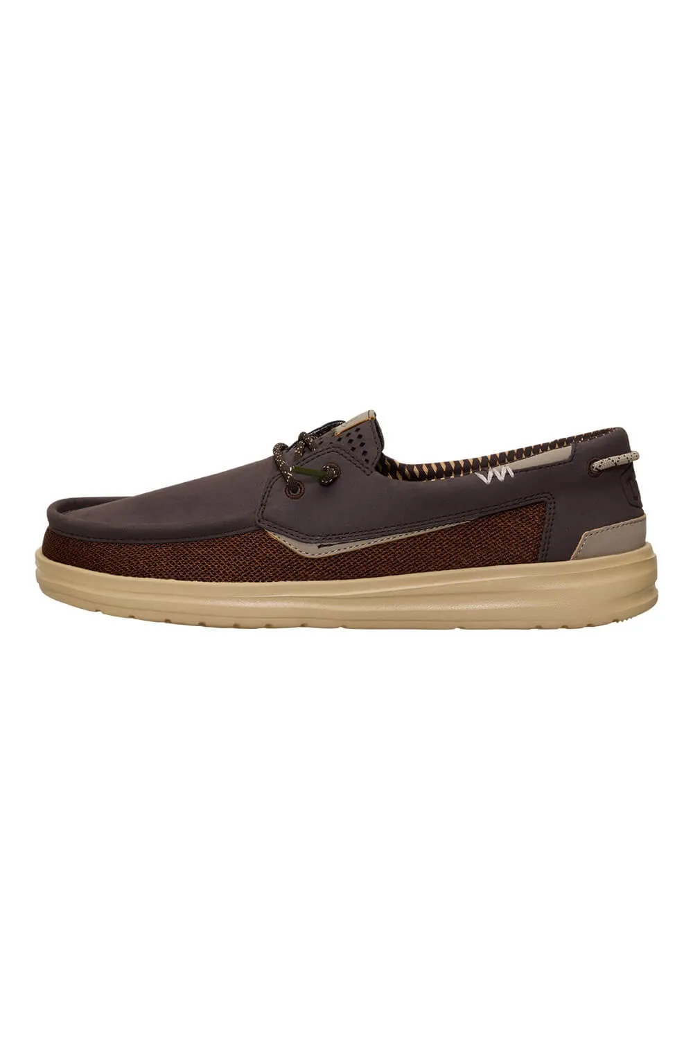 HEYDUDE Men’s Welsch Grip Classic Mesh Shoes in Brown | 43154-2IV sold by Glik’s product image thumbnail 3