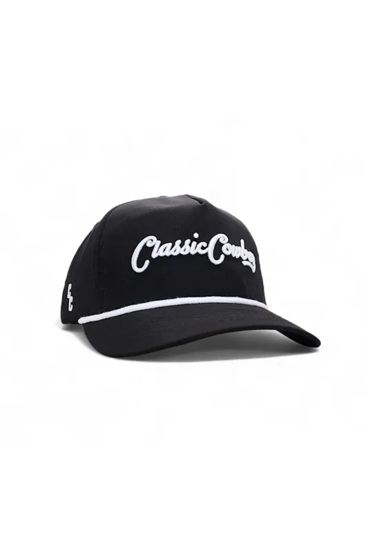 Classic Cowboy The Classic Hat in Black | TC-GR-BSB sold by Glik’s