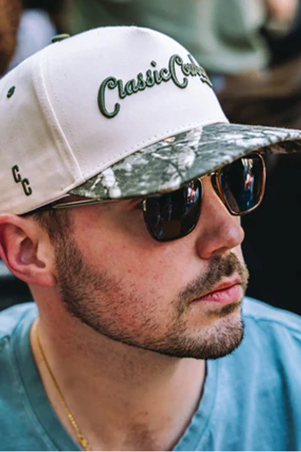 Classic Cowboy Rancher Hat in White Camo | TR-CT-WCSB sold by Glik’s product image thumbnail 3