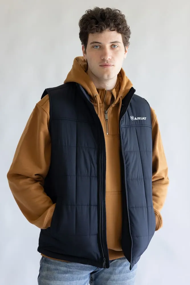 Ariat Crius Insulated Vest for Men in Black | 10011523-BLACK sold by Glik’s product image thumbnail 3