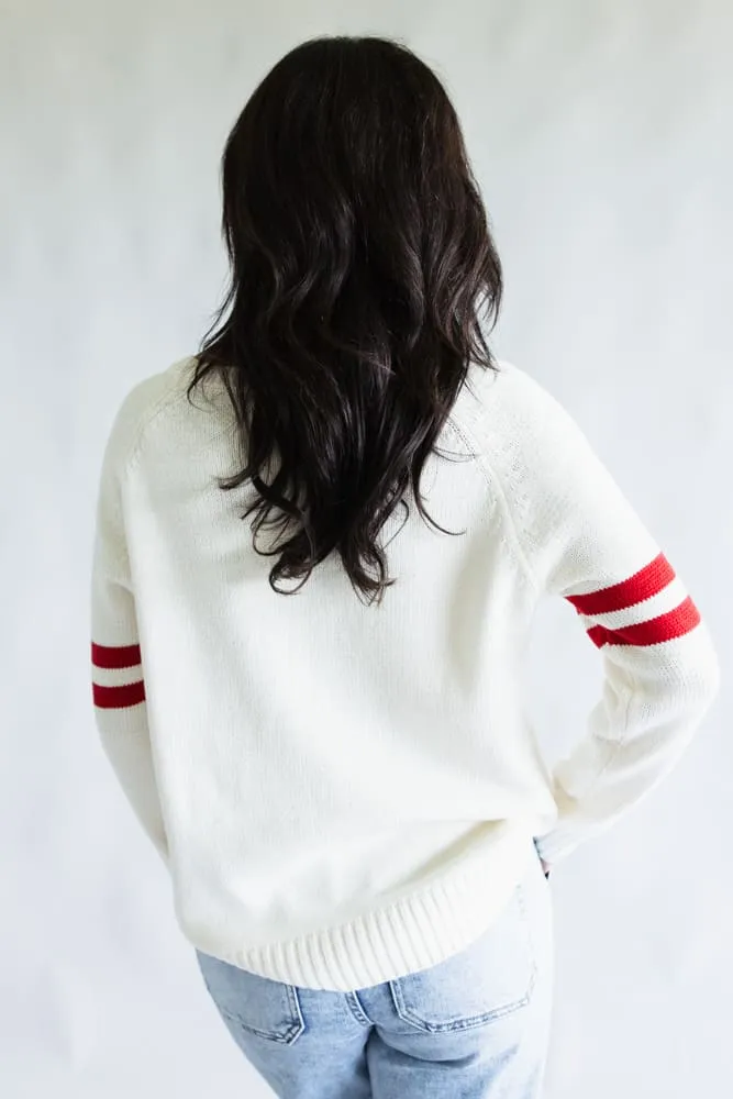 Miracle Dog Sweater for Women in Cream | F2137-CREAM sold by Glik’s product image thumbnail 3
