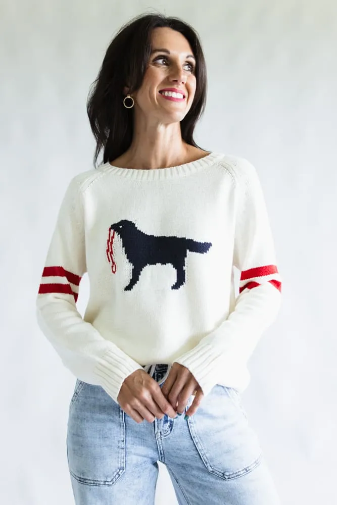 Miracle Dog Sweater for Women in Cream | F2137-CREAM sold by Glik’s product image thumbnail 5