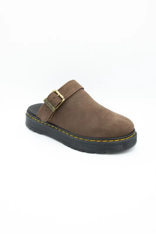 Dr. Martens Brookline Mules for Women in Dark Brown | 40666202 sold by Glik’s