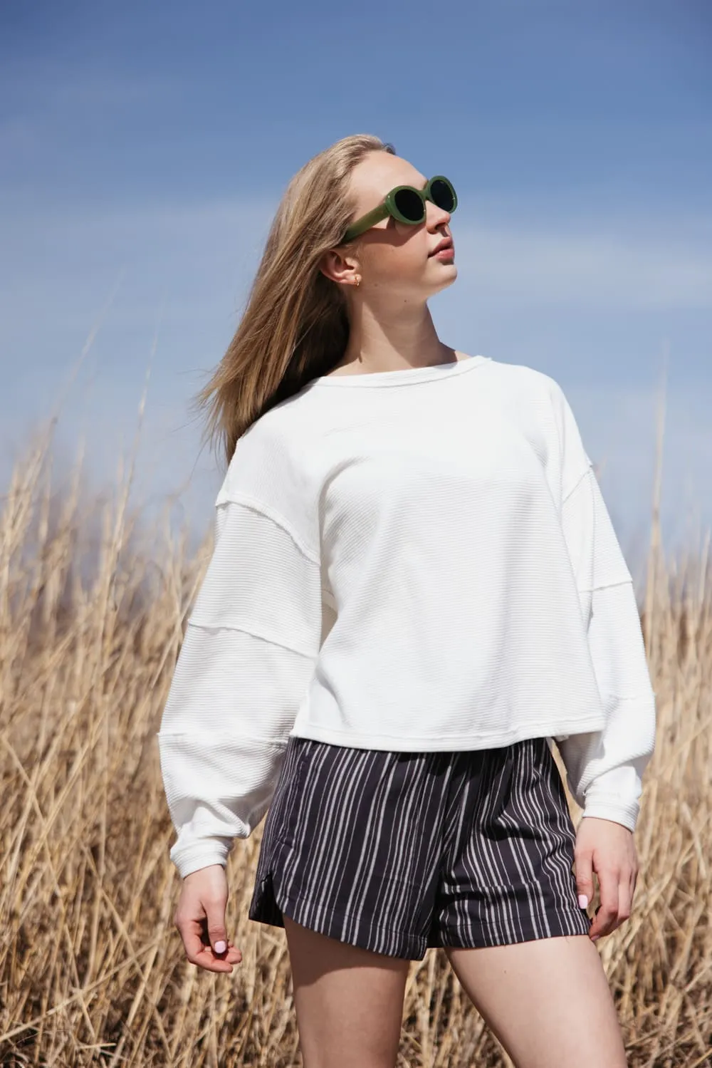 Free People We The Free Total Eclipse Tee for Women in White | OB2128723-1103 sold by Glik’s