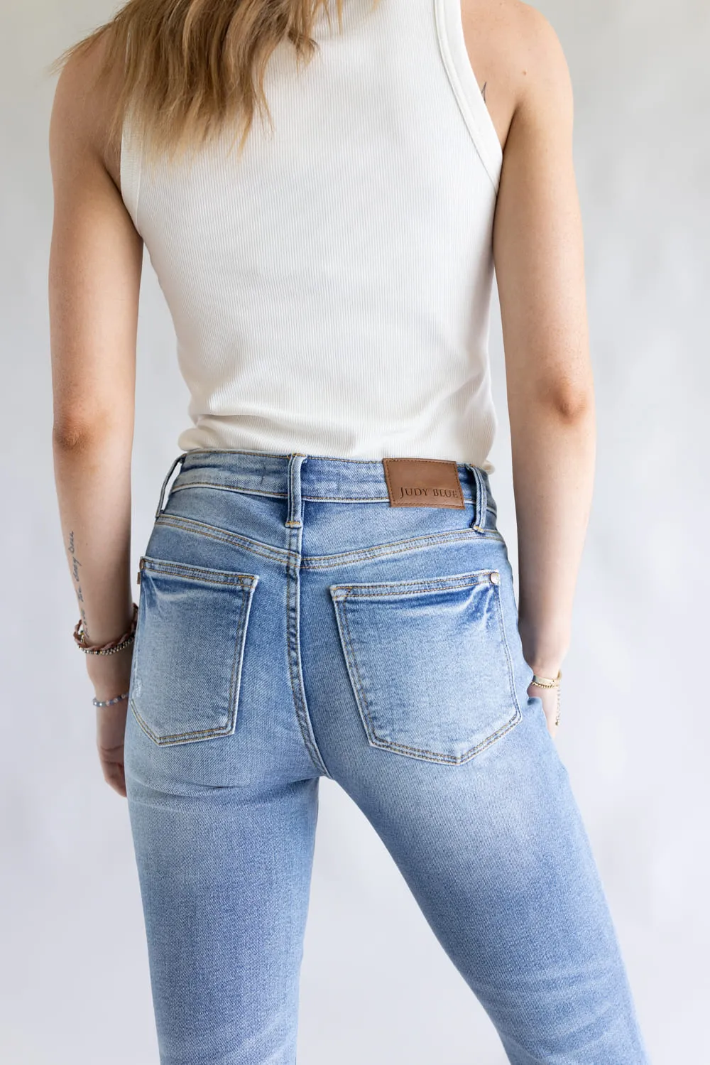 Judy Blue Mid-Rise Vintage Kick Flare Jeans for Women | 88979REG sold by Glik’s product image thumbnail 5