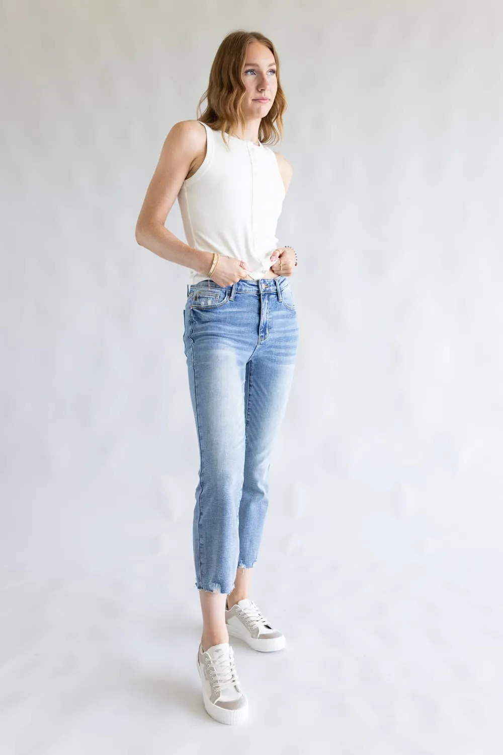 Judy Blue Mid-Rise Vintage Kick Flare Jeans for Women | 88979REG sold by Glik’s product image thumbnail 4