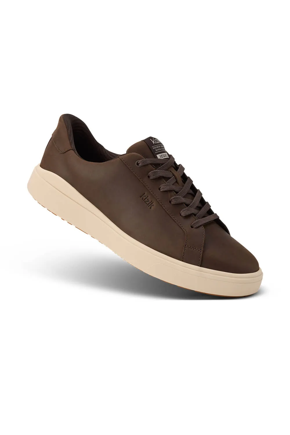 Kizik Vegas 2 Shoes for Men in Mole Brown | MVEG2501-MOLE sold by Glik’s
