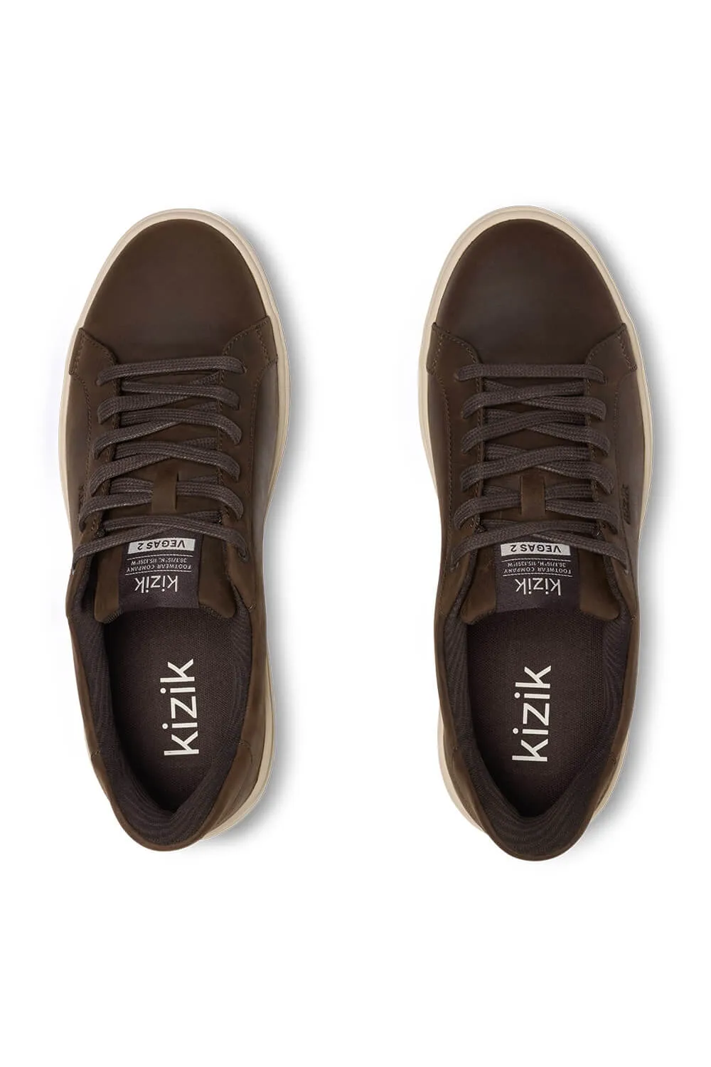 Kizik Vegas 2 Shoes for Men in Mole Brown | MVEG2501-MOLE sold by Glik’s product image thumbnail 4