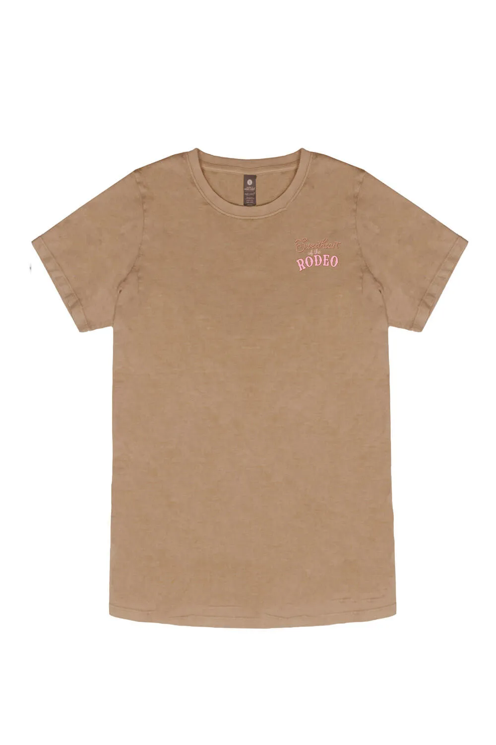 Simply Southern Plus Size Sweetheart Of The Rodeo T-Shirt for Women in Washed Brown | EXT-SS-RODEO-WSHUMBR sold by Glik’s product image thumbnail 2
