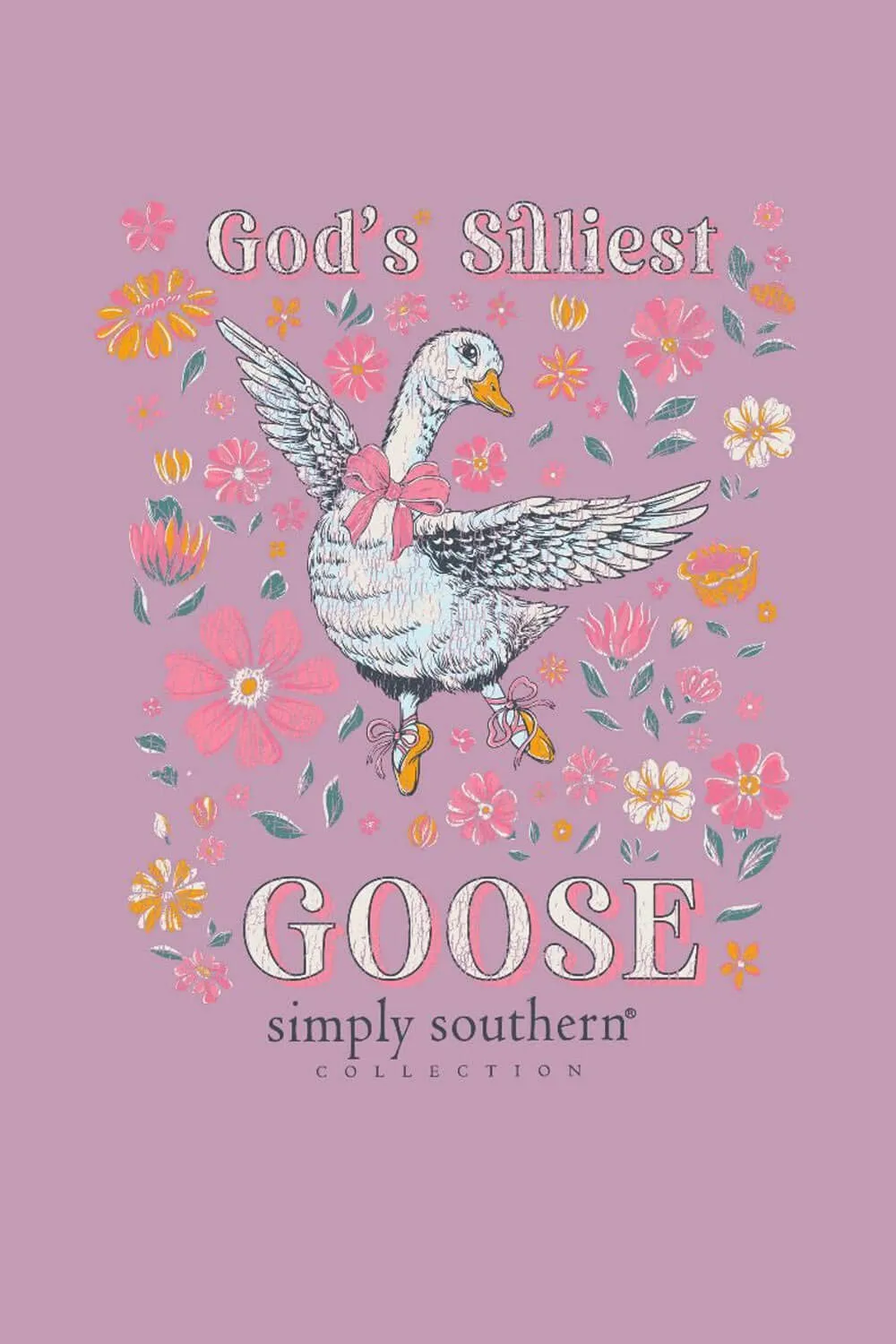 Simply Southern Goose T-Shirt for Women in Purple | SS-GOOSE-WSTERIA sold by Glik’s product image thumbnail 4