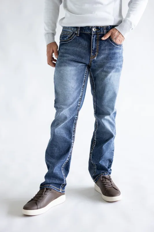 True Luck Dow Bootcut Stretch Jeans for Men | TL24012302 sold by Glik’s
