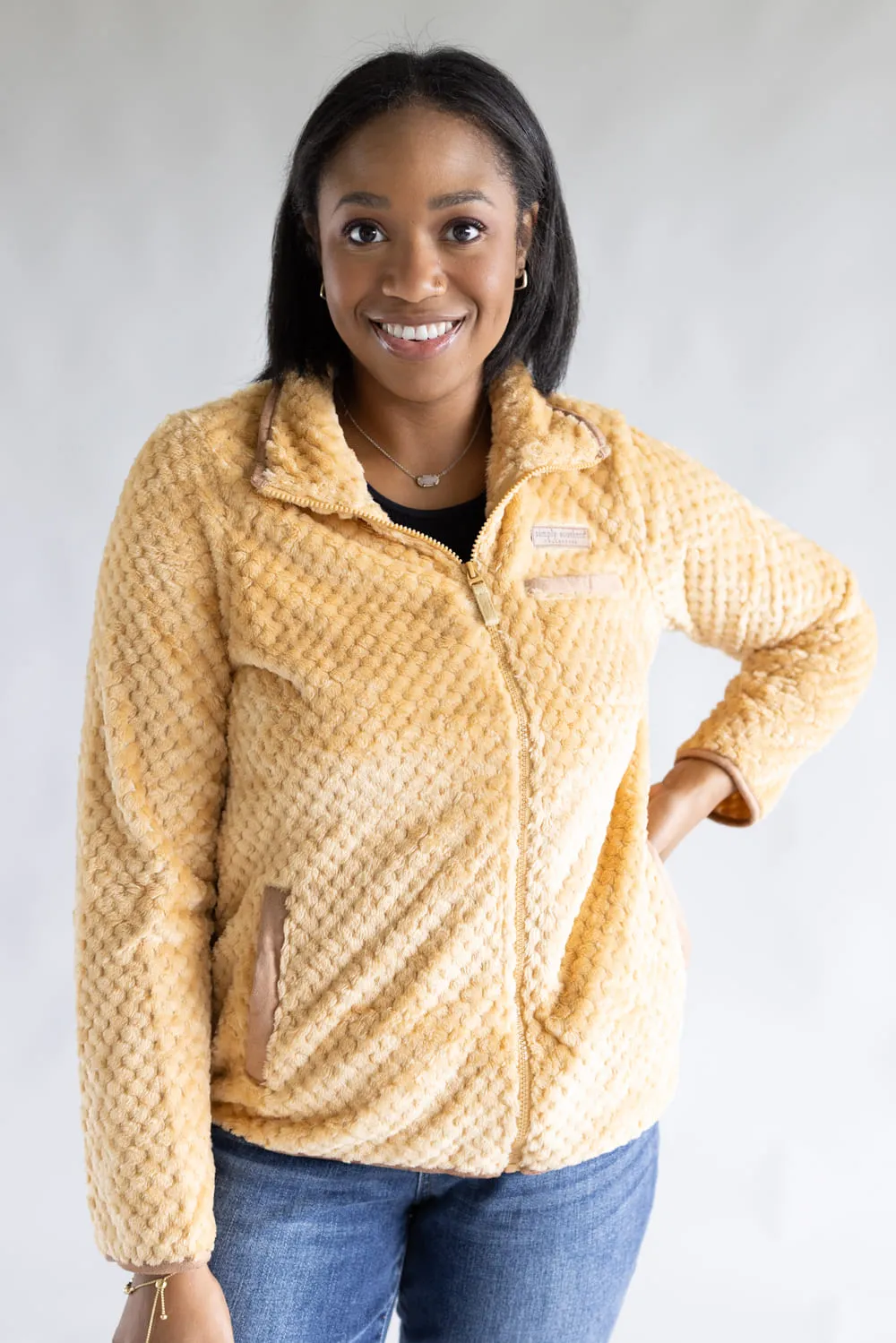 Simply Southern Simply Soft Jacket for Women in Latte Brown | PP-0225-JKT-SMPSFT-LATTE sold by Glik’s product image thumbnail 2